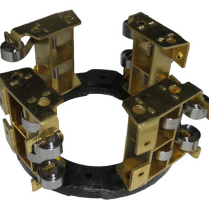 BRUSH HOLDER WITH SPRINGS